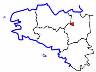 Lage des Kantons Bécherel