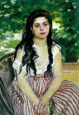 Gemälde „Im Sommer“ von Renoir