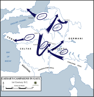 Caesars Feldzüge während des Gallischen Krieges