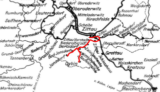 Strecke der Schmalspurbahn Zittau–Kurort Oybin/Kurort Jonsdorf