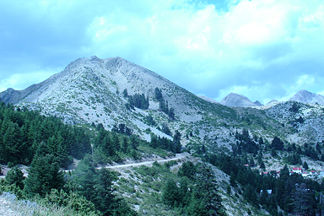 Berg Arenta im Agrafa-Gebirge, Evrytania