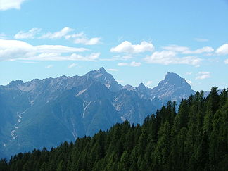 Monte Duranno (2.668 m) und Cima dei Preti
