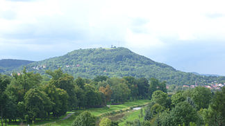 Frauenberg mit Schlosspark Sondershausen und Wipper
