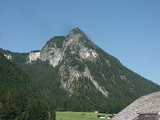 Der Grünstein vom Dorf Königssee aus gesehen