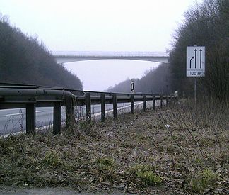 Die Hermannsbrücke am Leedener Berg