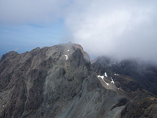 Sgurr Dearg mit der Inaccessible Pinnacle vom Sgurr Mhic Choinnich aus gesehen