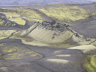 Einer der Laki-Krater