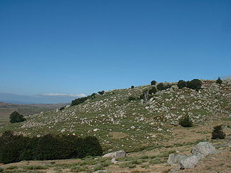 Landschaft auf dem Mont Lozère