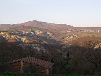 Der Monte Cetona von Süden aus gesehen