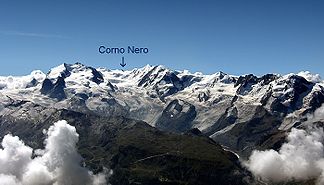 Das Schwarzhorn (Corno Nero) im Monte-Rosa-Massiv
