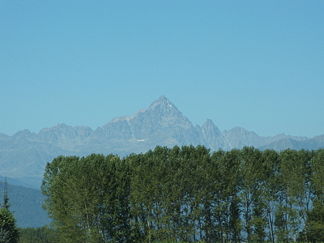 Cottische Alpen mit dem Monte Viso