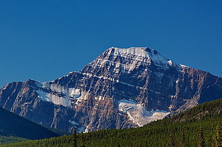 Nordwand des Mount Edith Cavell