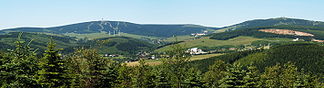Panorama von Keilberg und Fichtelberg