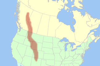 eigentliche Rocky Mountains in Kanada und den USA