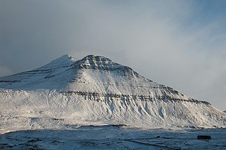 Der Gipfel im Winter