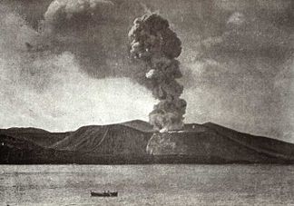 Letzter Ausbruch des Vulcano 1890