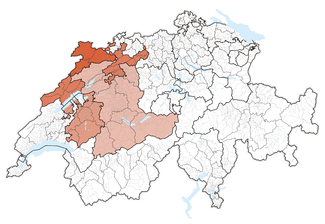 Karte Espace Mittelland