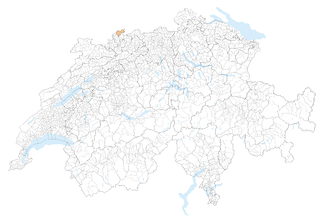 Lage Kanton Basel-Stadt