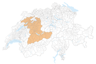 Lage Kanton BernCanton de Berne