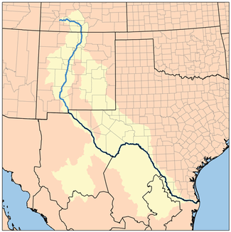 Einzugsgebiet des Rio Grande