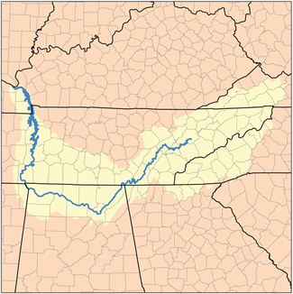 Einzugsgebiet des Tennessee River