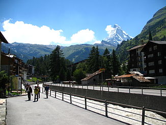 Die Vispa in Zermatt.