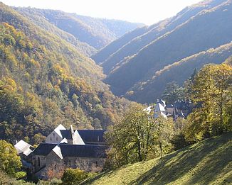 Das Kloster Bonneval im Tal des Flusses