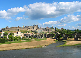Die Aude bei Carcassonne