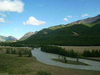 Tschuja-Tal im Altaigebirge