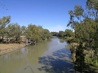 Barwon River in Collarenebri
