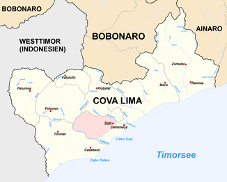 Der Tafara und seine Nebenflüsse fließen im Westen Cova Limas