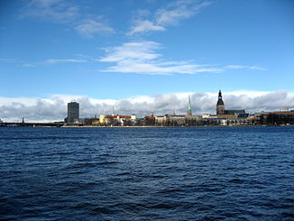 Die Düna in Riga