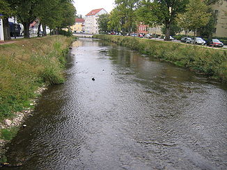 Die Brigach in Donaueschingen