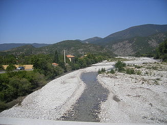 Der Fluss bei La Javie