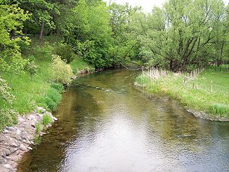 Der Fish Hook River in Park Rapids (2007)