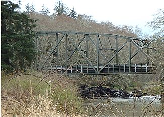 Brücke des Highway 109 bei Humptulips.