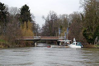 Mündung in Hanau