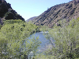 Der Klamath River in Nordkalifornien