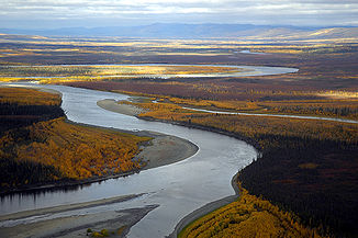 Der Koyukuk River aus der Luft