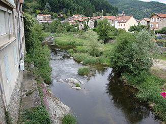 Der Fluss bei Le Cheylard