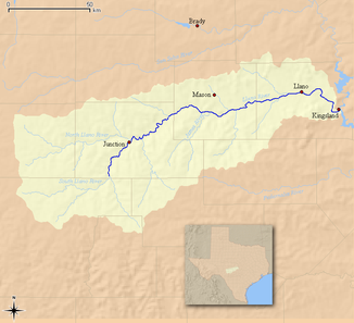 Einzugsgebiet des Llano Rivers