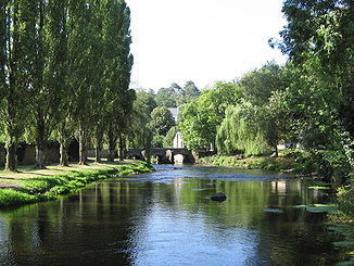 Der Fluss in Pont-Scorff