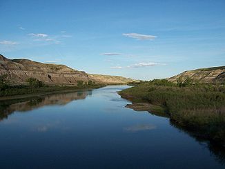 Red Deer River bei Drumheller, Alberta