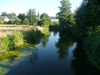 Der Fluss beim Ort Chalandry