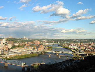 Der Monongahela River in Pittsburgh