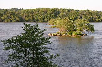Susquehanna River in der Nähe der Chesapeake Bay