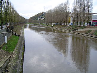 Der Fluss in Saint-Lô