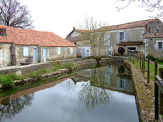 Wassermühle in Nieul-sur-Autise