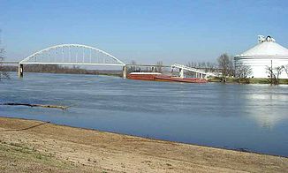 Der White River bei Des Arc, Arkansas