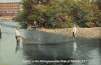 Winnipesaukee River, Franklin, New Hampshire 1907